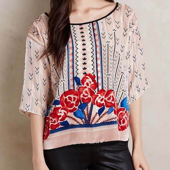 Anthropologie Tops - ANTHROPOLOGIE MOULINETTE SOEURS POSEY PEASANT TOP